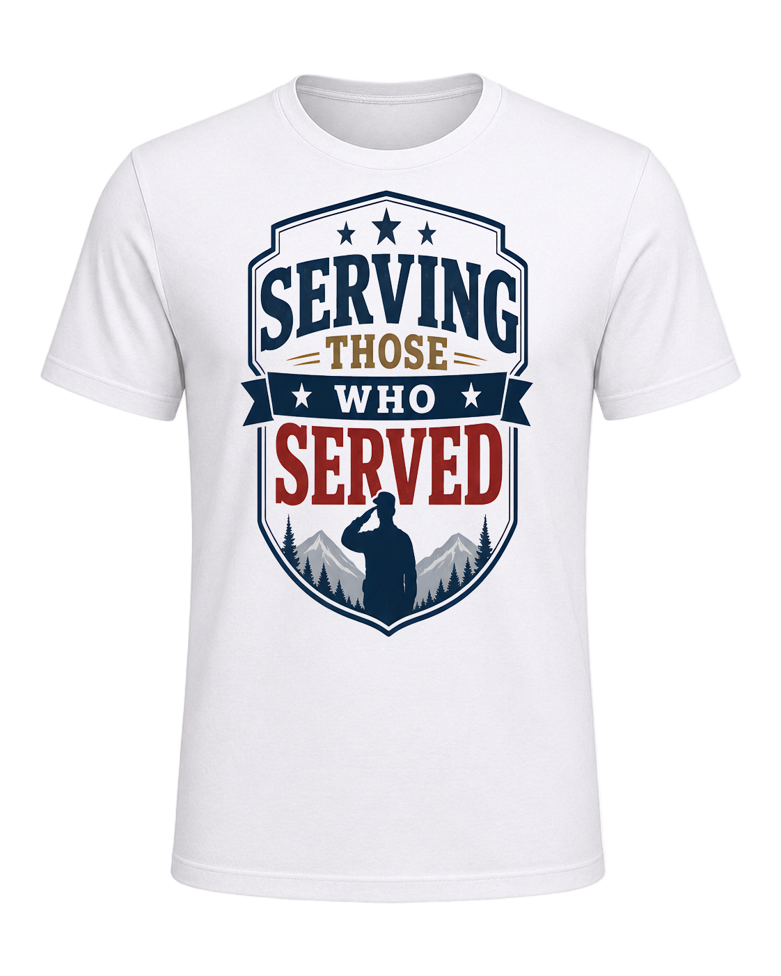 SERVING THOSE WHO SERVED — White