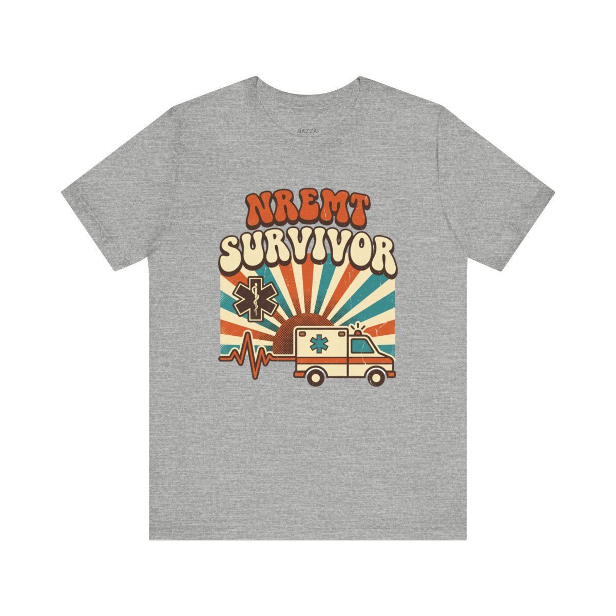 EMT Exam T-Shirt — NREMT Survivor — t-shirt design
