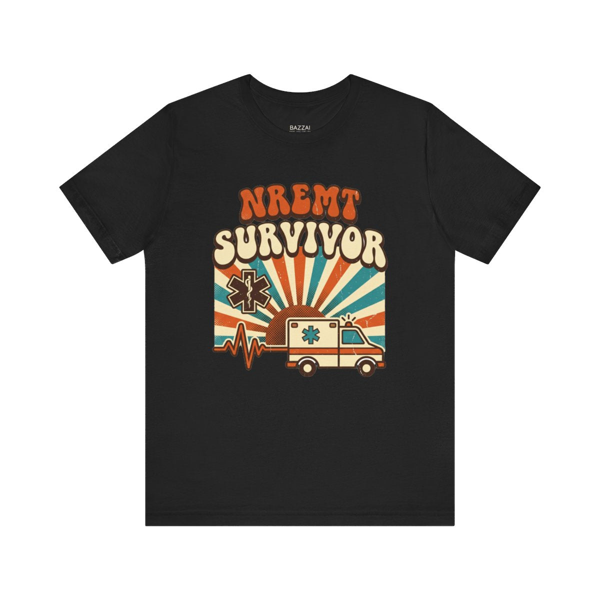 EMT Exam T-Shirt — NREMT Survivor — t-shirt design