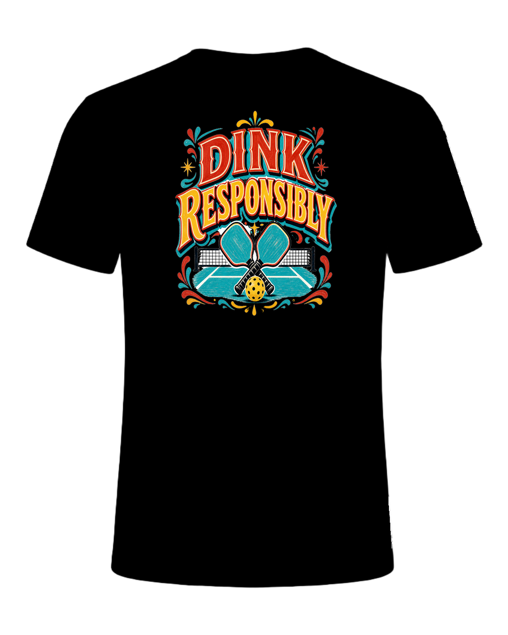 DINK RESPONSIBLY — Black
