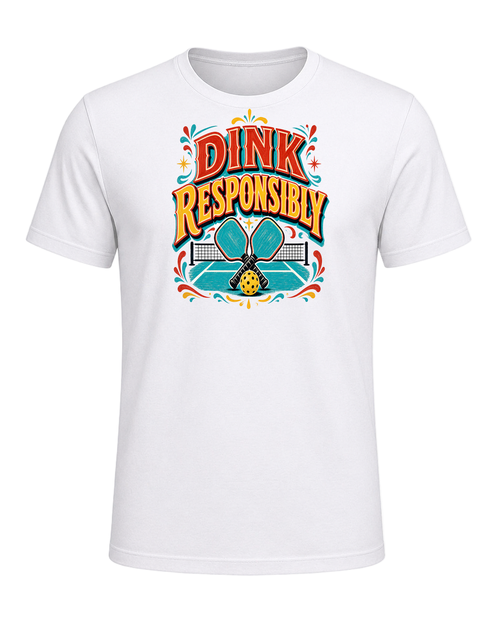DINK RESPONSIBLY — White