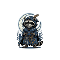 Raccoon Wizard Energy