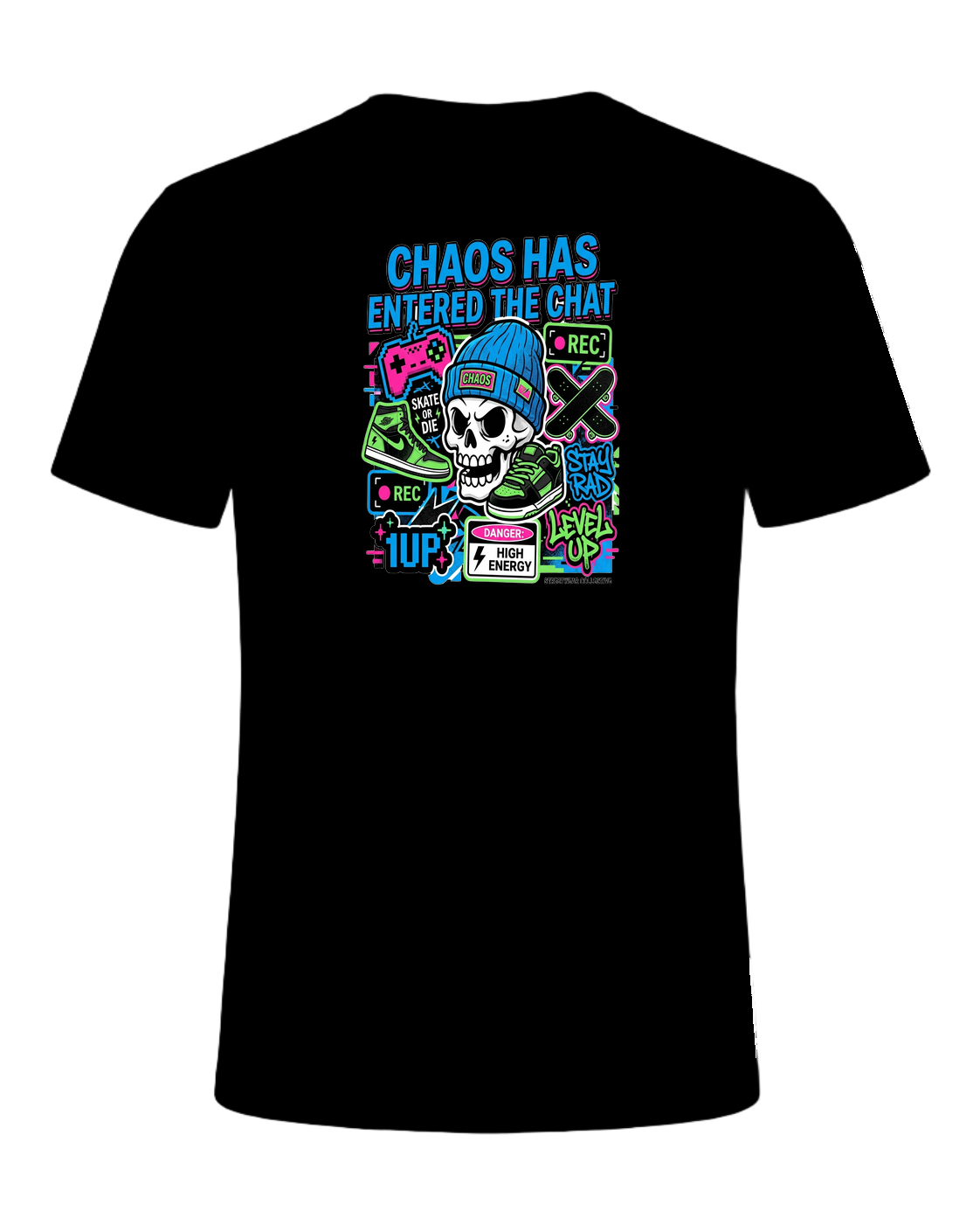 CHAOS HAS ENTERED THE CHAT — Black