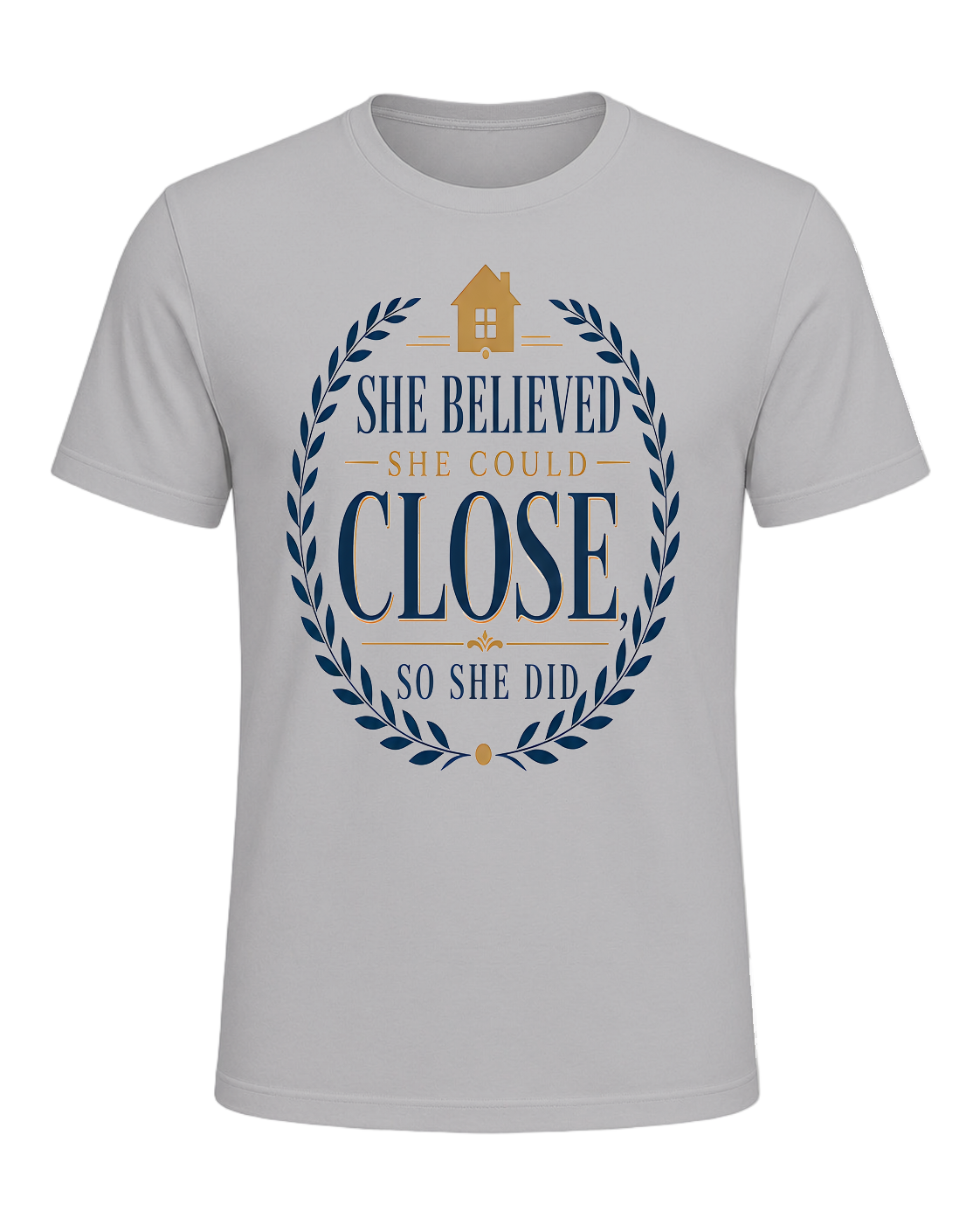 SHE BELIEVED SHE COULD CLOSE, SO SHE DID — Athletic Heather