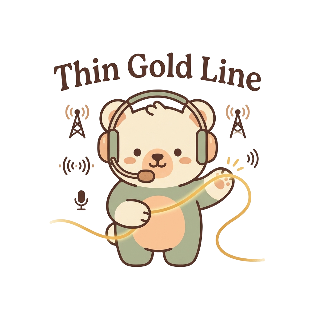 Thin gold line