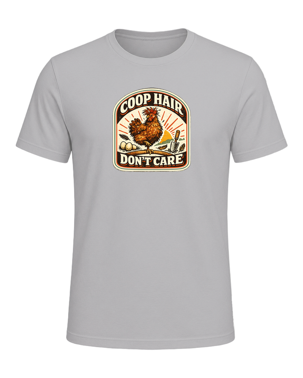 Coop Hair Don't Care Tee — Athletic Heather