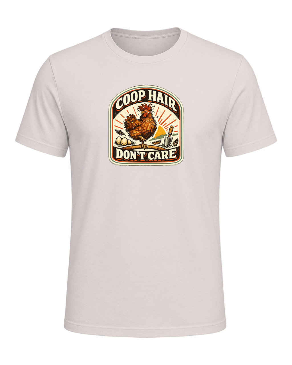 Coop Hair Don't Care Tee — Heather Dust