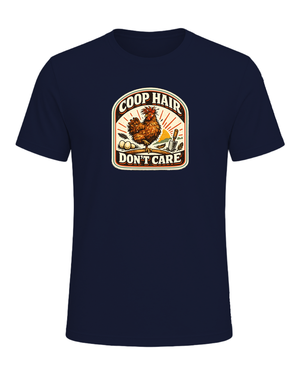 Coop Hair Don't Care Tee — Navy