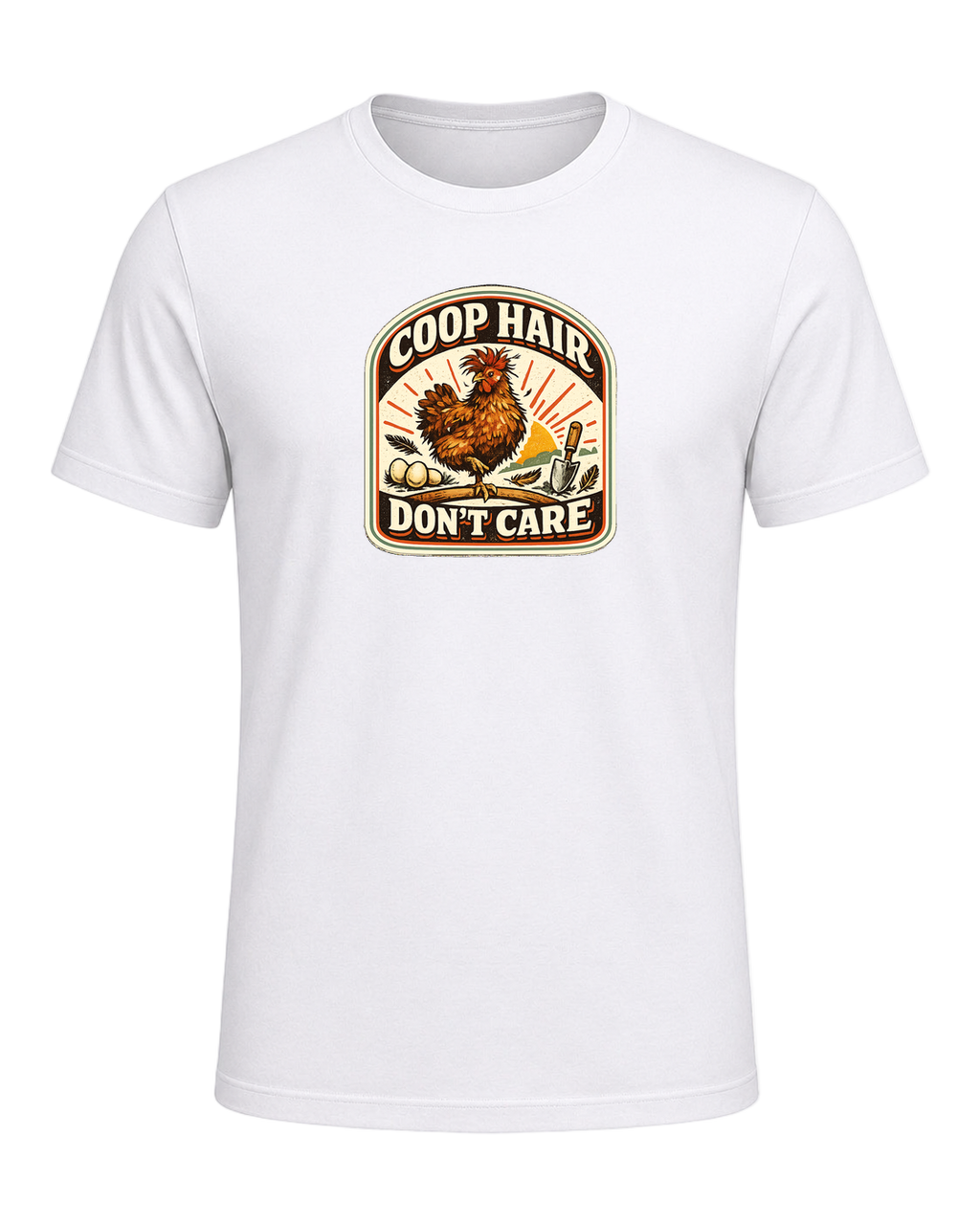 Coop Hair Don't Care Tee — White