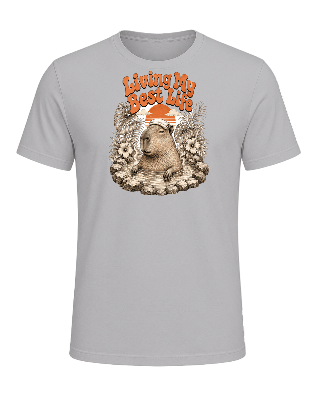 Capybara Chill Vibes — Athletic Heather