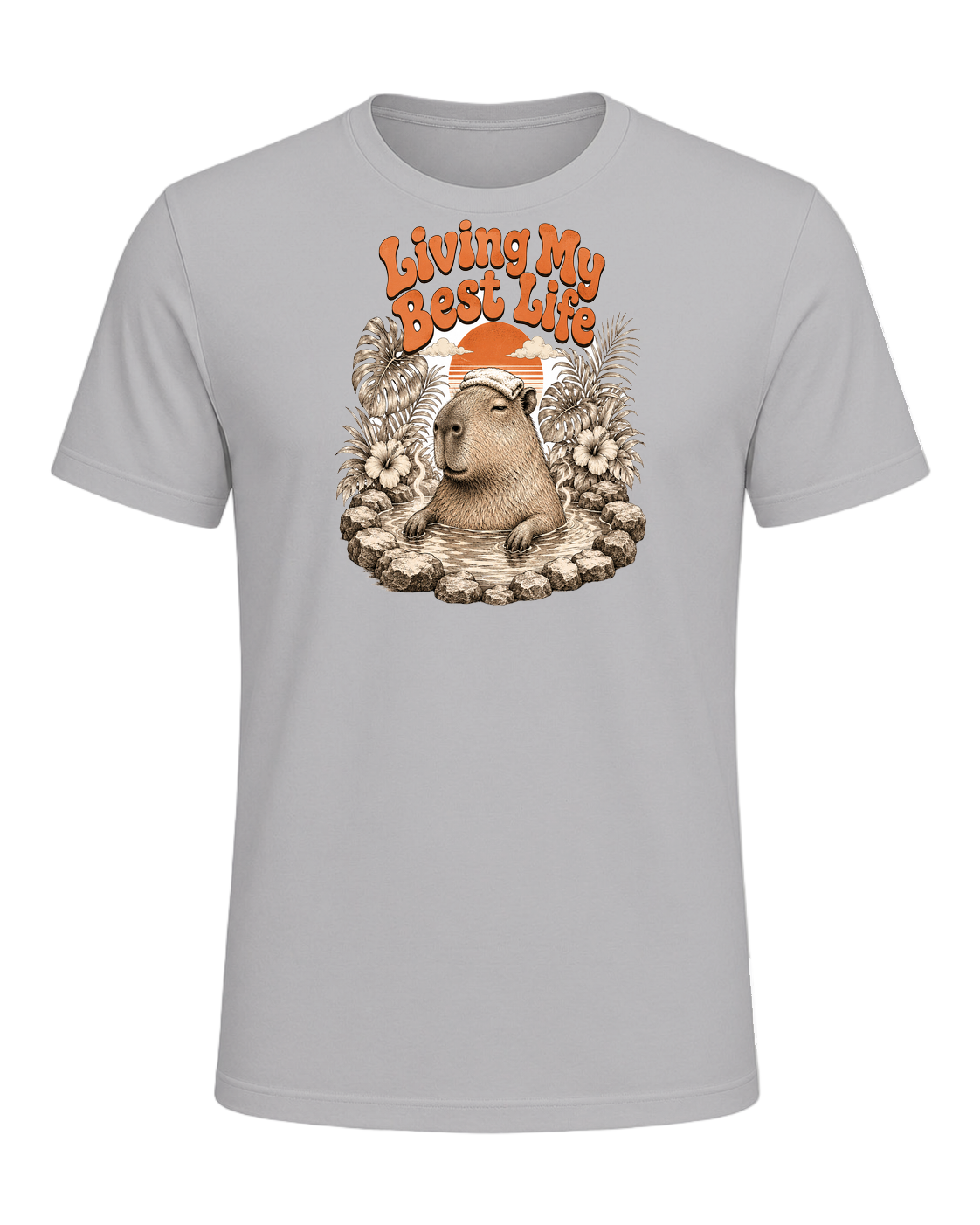 Capybara Chill Vibes — Athletic Heather