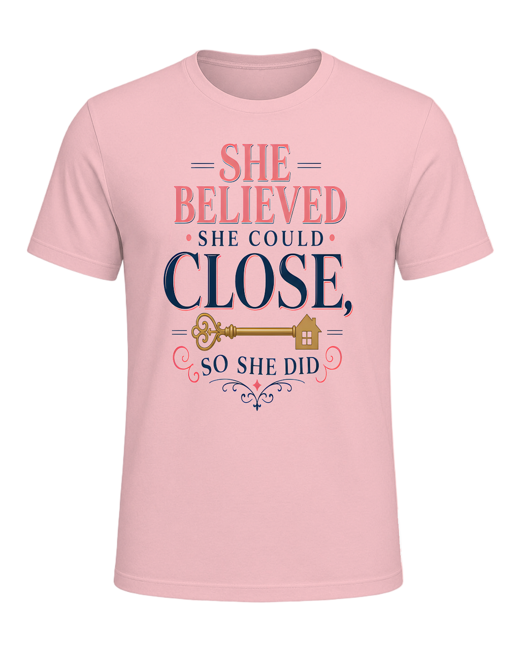SHE BELIEVED SHE COULD CLOSE, SO SHE DID — Pink