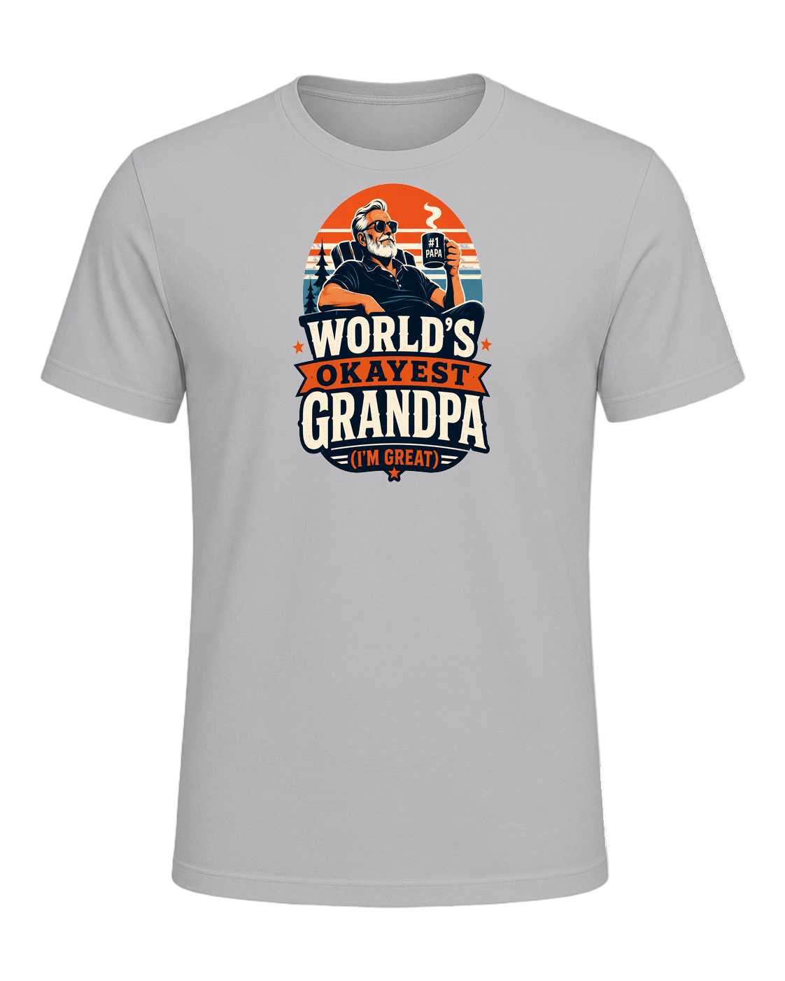 World's okayest grandpa (I'm great) — Athletic Heather