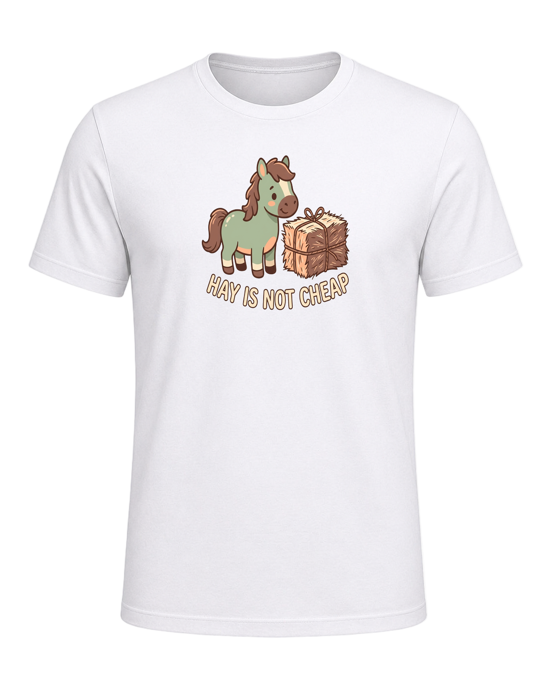 HAY IS NOT CHEAP — White