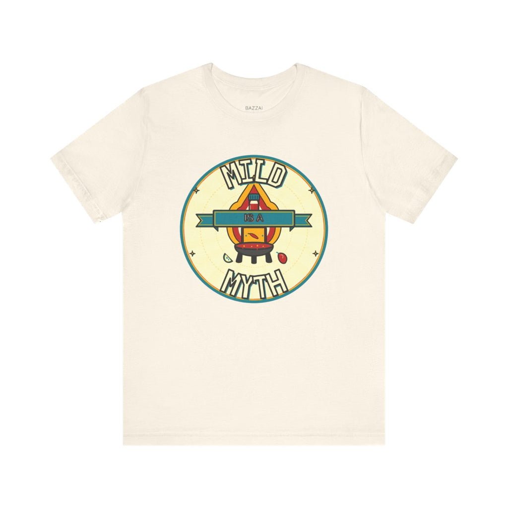 Spicy Food Gift T-Shirt — Mild Is a Myth — t-shirt design