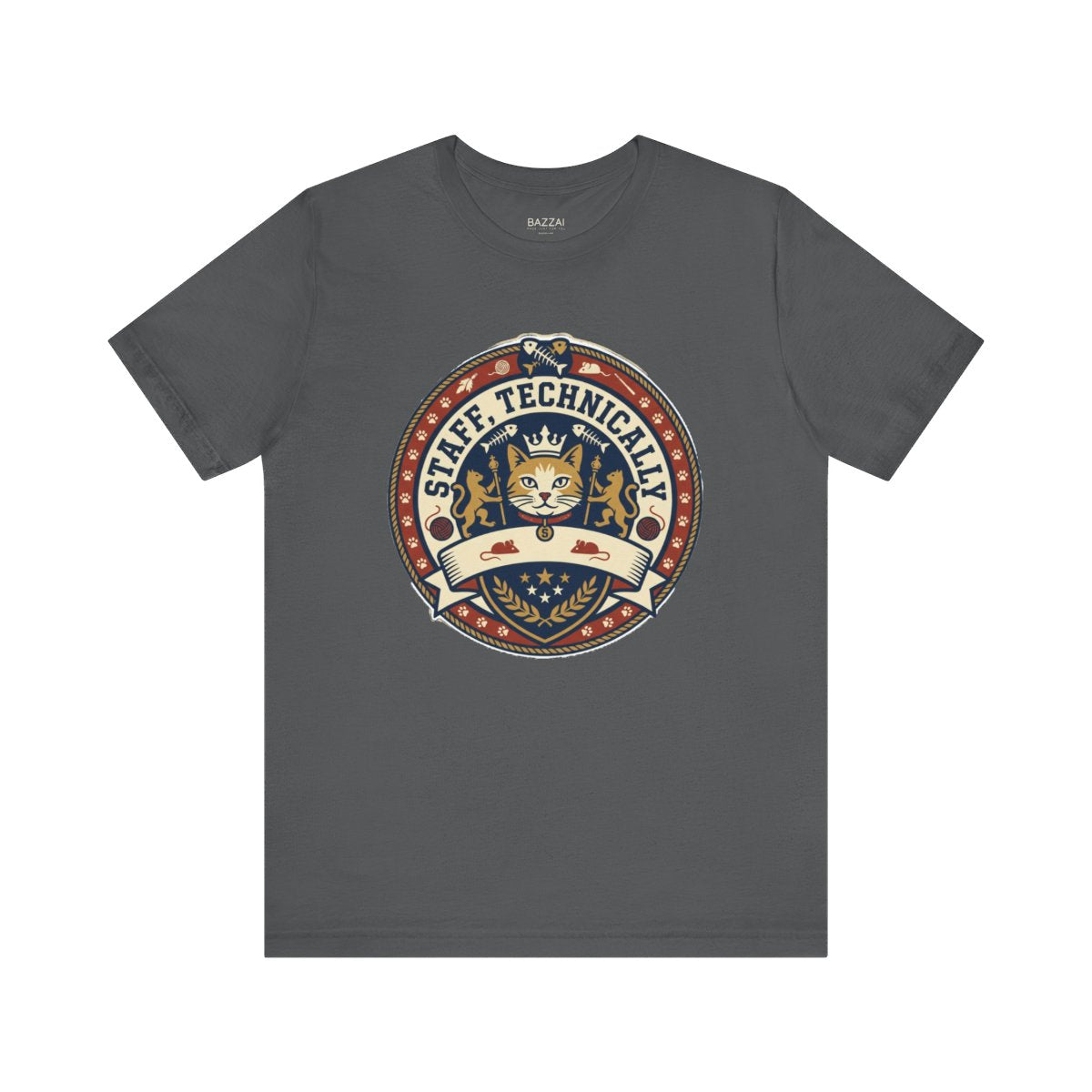 Cat Servant T-Shirt — Staff, Technically — t-shirt design