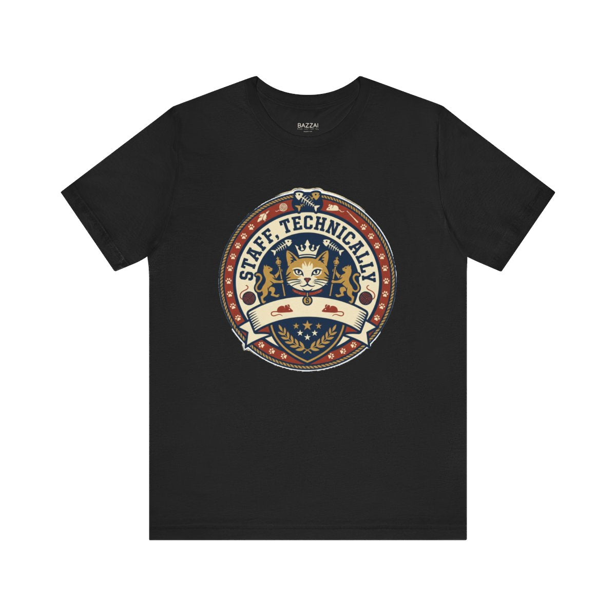 Cat Servant T-Shirt — Staff, Technically — t-shirt design