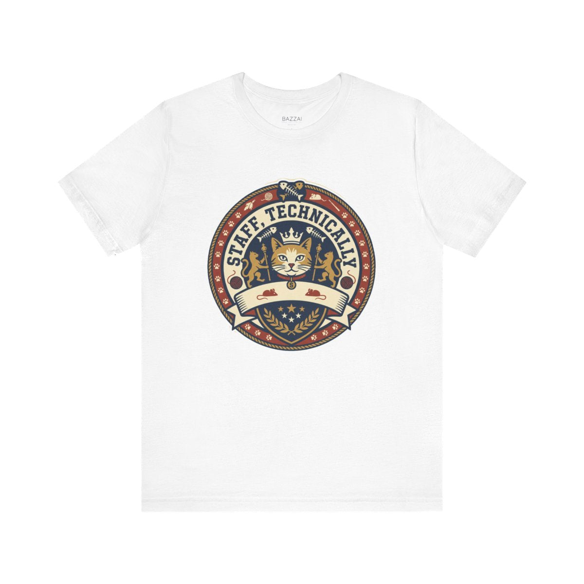 Cat Servant T-Shirt — Staff, Technically — t-shirt design