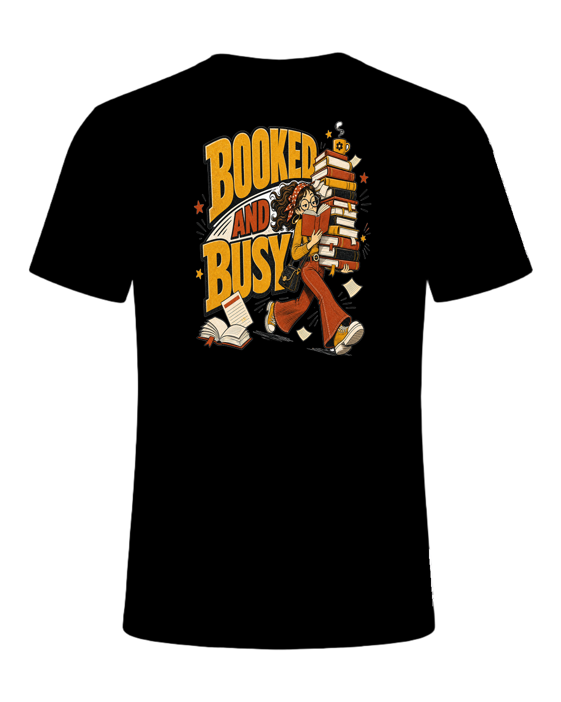 BOOKED AND BUSY — Black