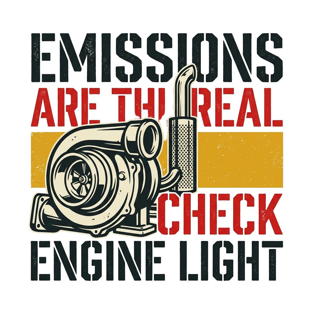 Emissions are the real check engine light
