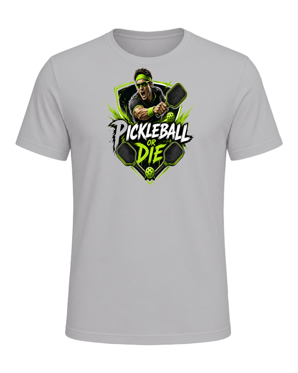 Pickleball Player — Athletic Heather