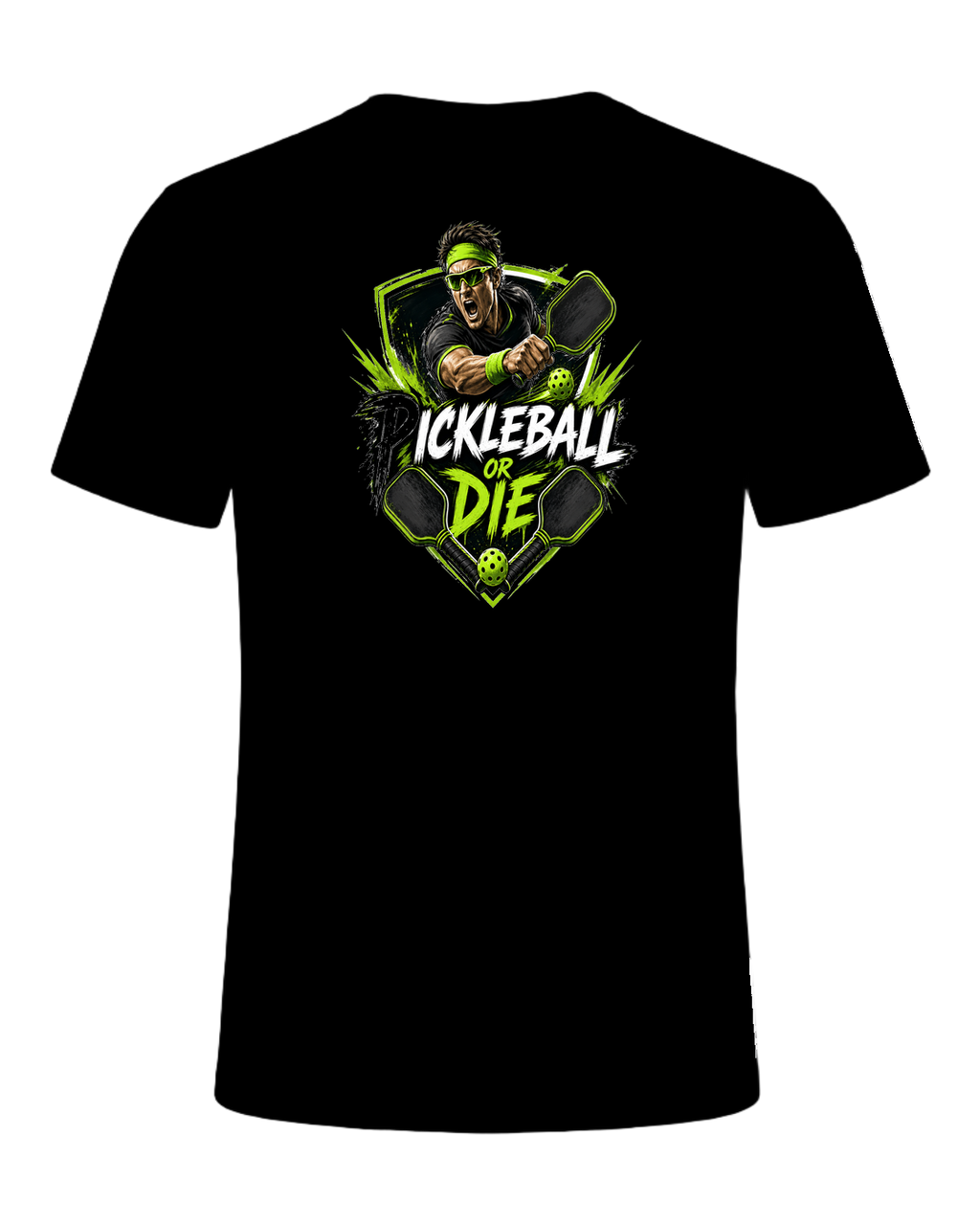 Pickleball Player — Black