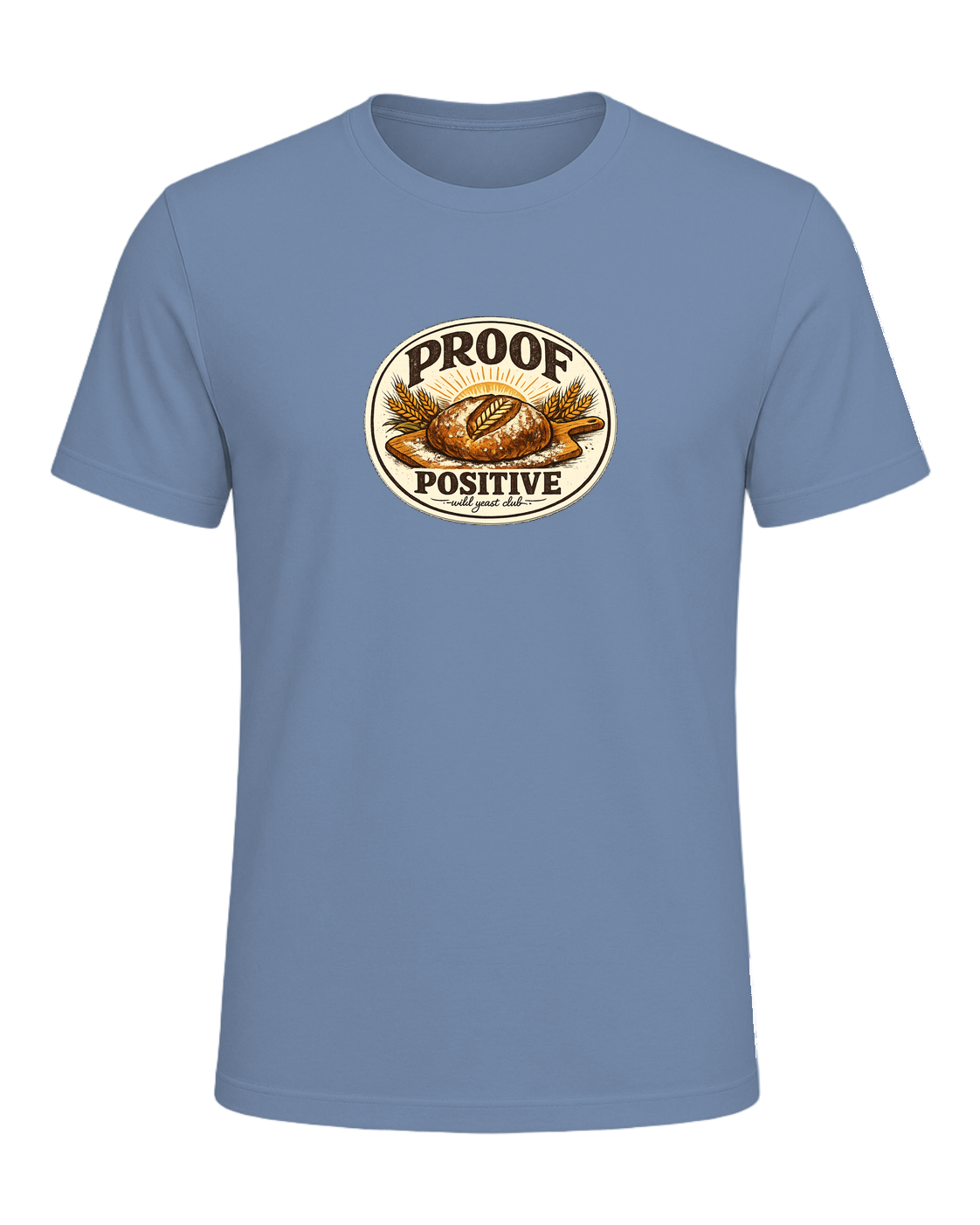 Proof Positive Tee — Steel Blue