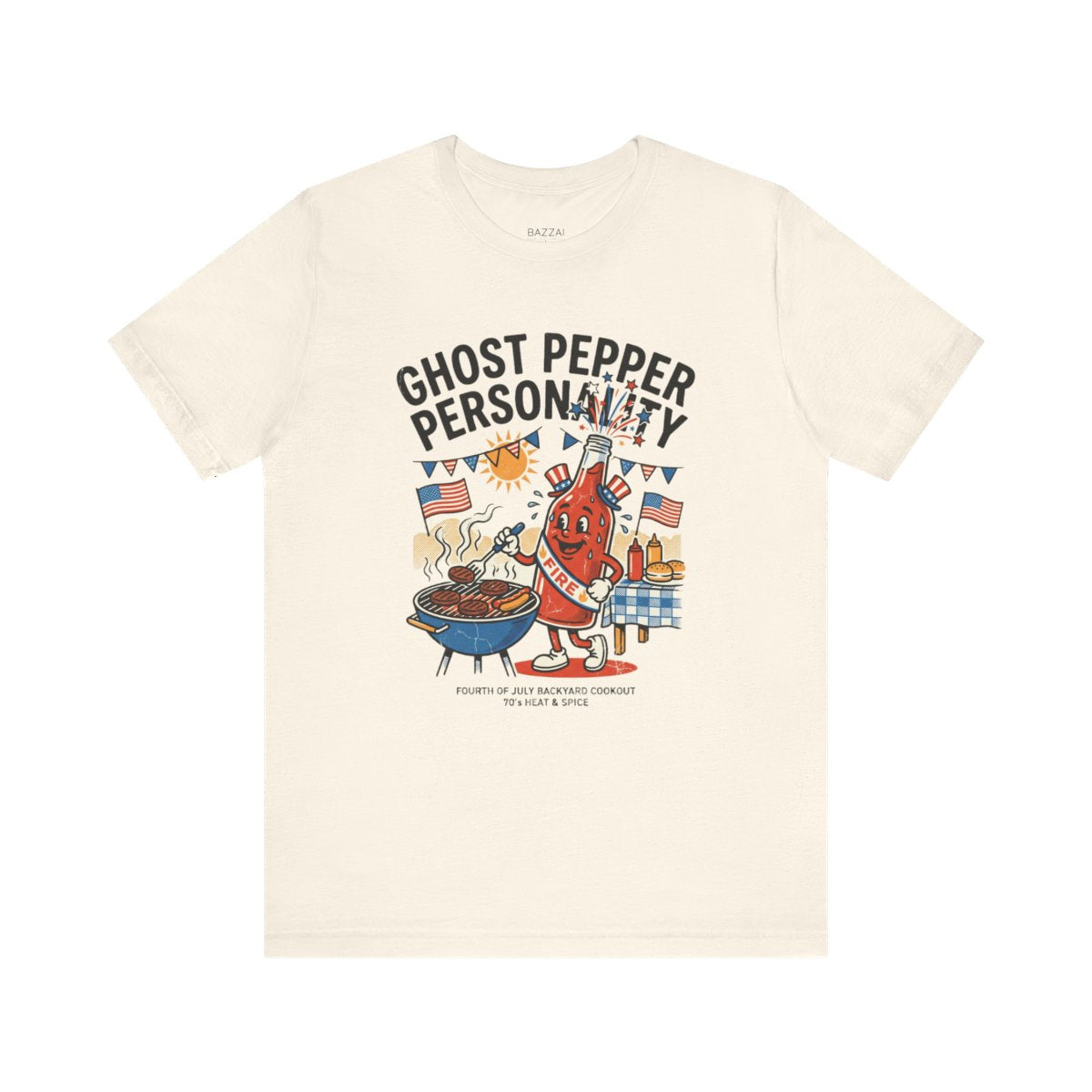 Extra Spicy T-Shirt — Ghost Pepper Personality — t-shirt design