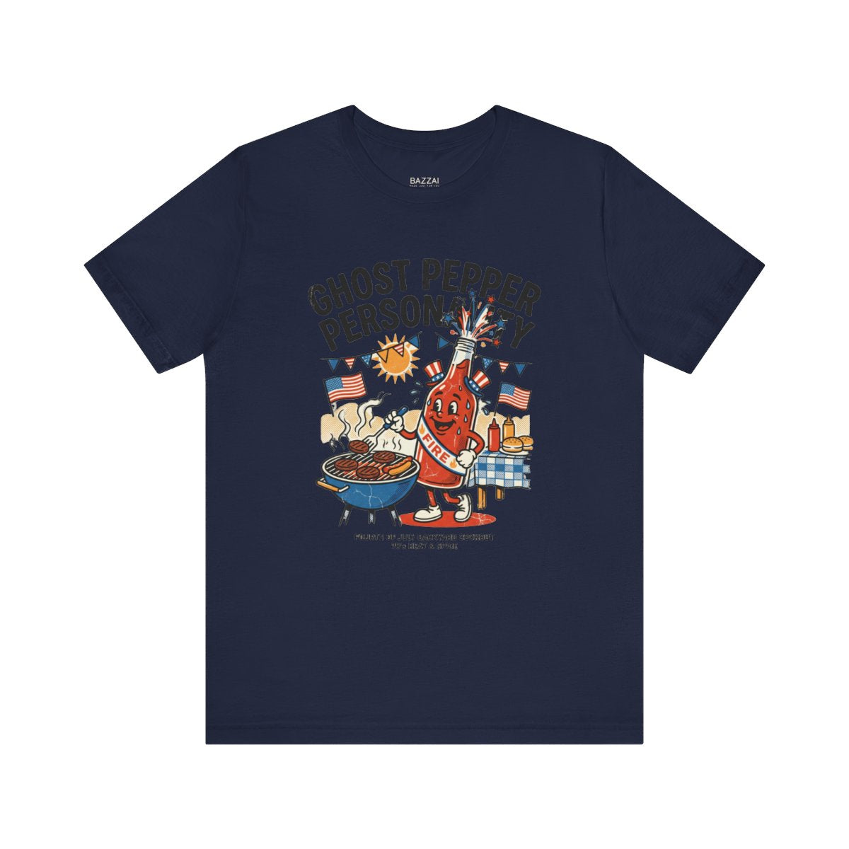 Extra Spicy T-Shirt — Ghost Pepper Personality — t-shirt design