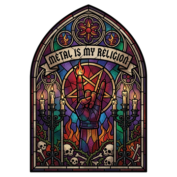 Metal Head T-Shirt — Illegible on Purpose
