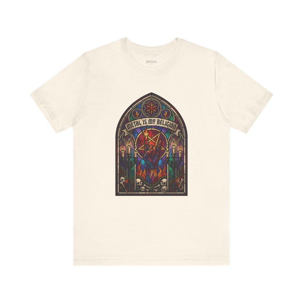 Metal Head T-Shirt — Illegible on Purpose — t-shirt design