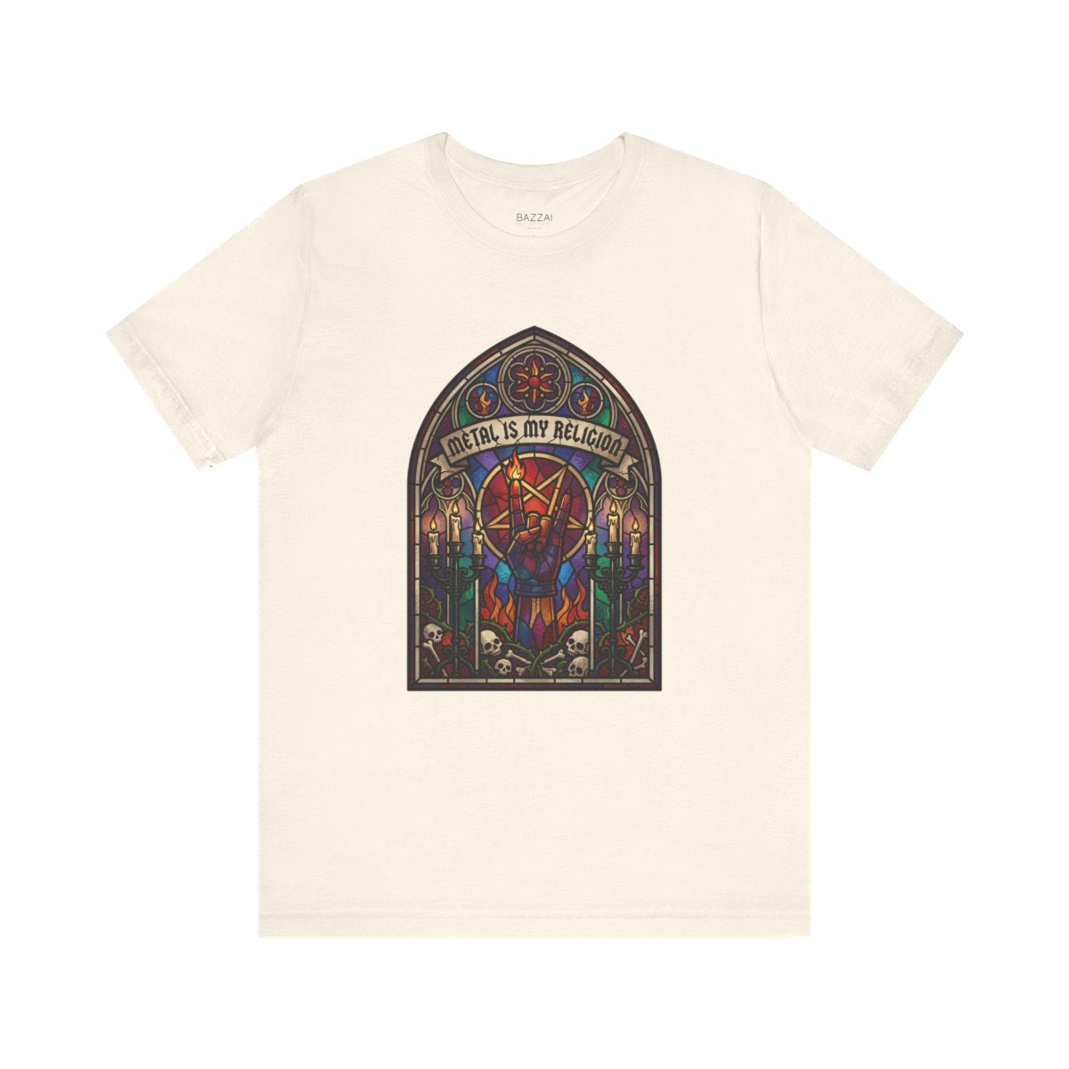 Metal Head T-Shirt — Illegible on Purpose — t-shirt design