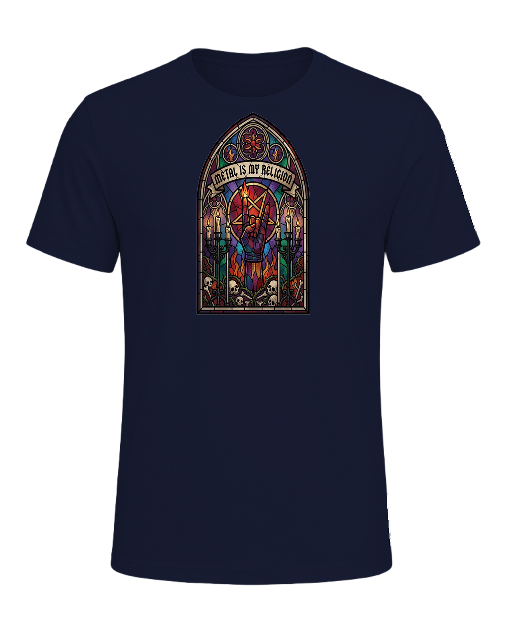 Metal Head Identity — Navy