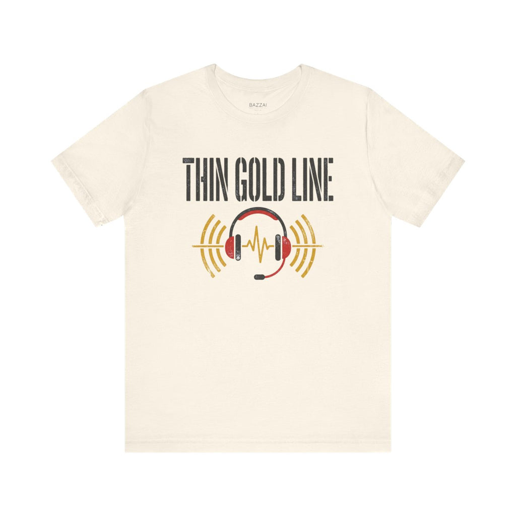Thin Gold Line T-Shirt — The Voice Before the Sirens — t-shirt design