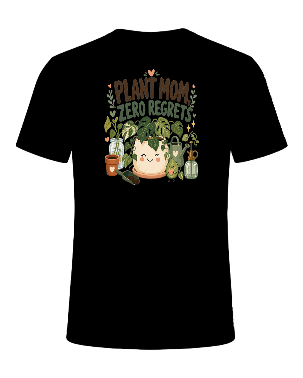 PLANT MOM, ZERO REGRETS — Black