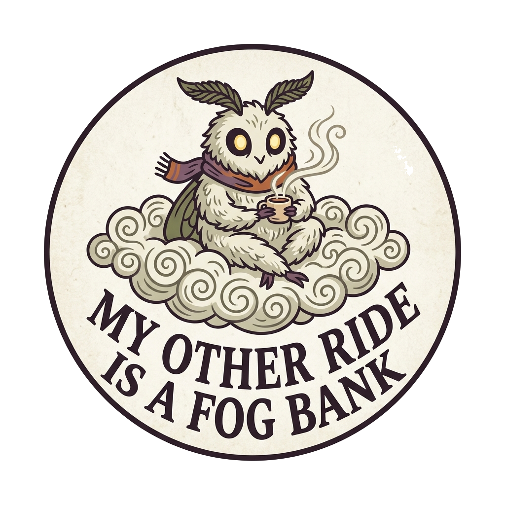 MY OTHER RIDE IS A FOG BANK