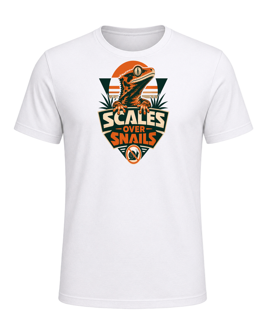 Scales Over Snails — White