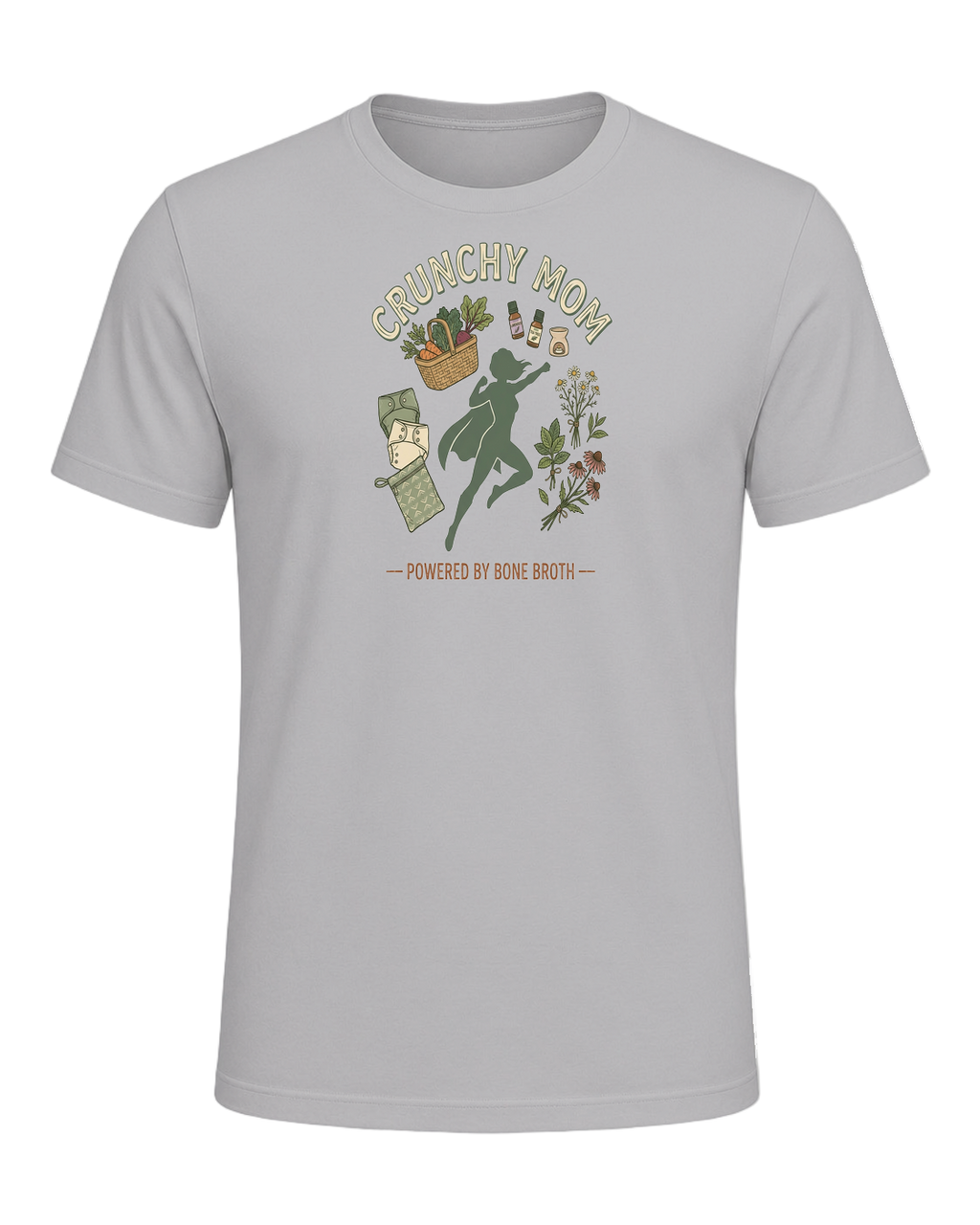 Crunchy Mom — Athletic Heather