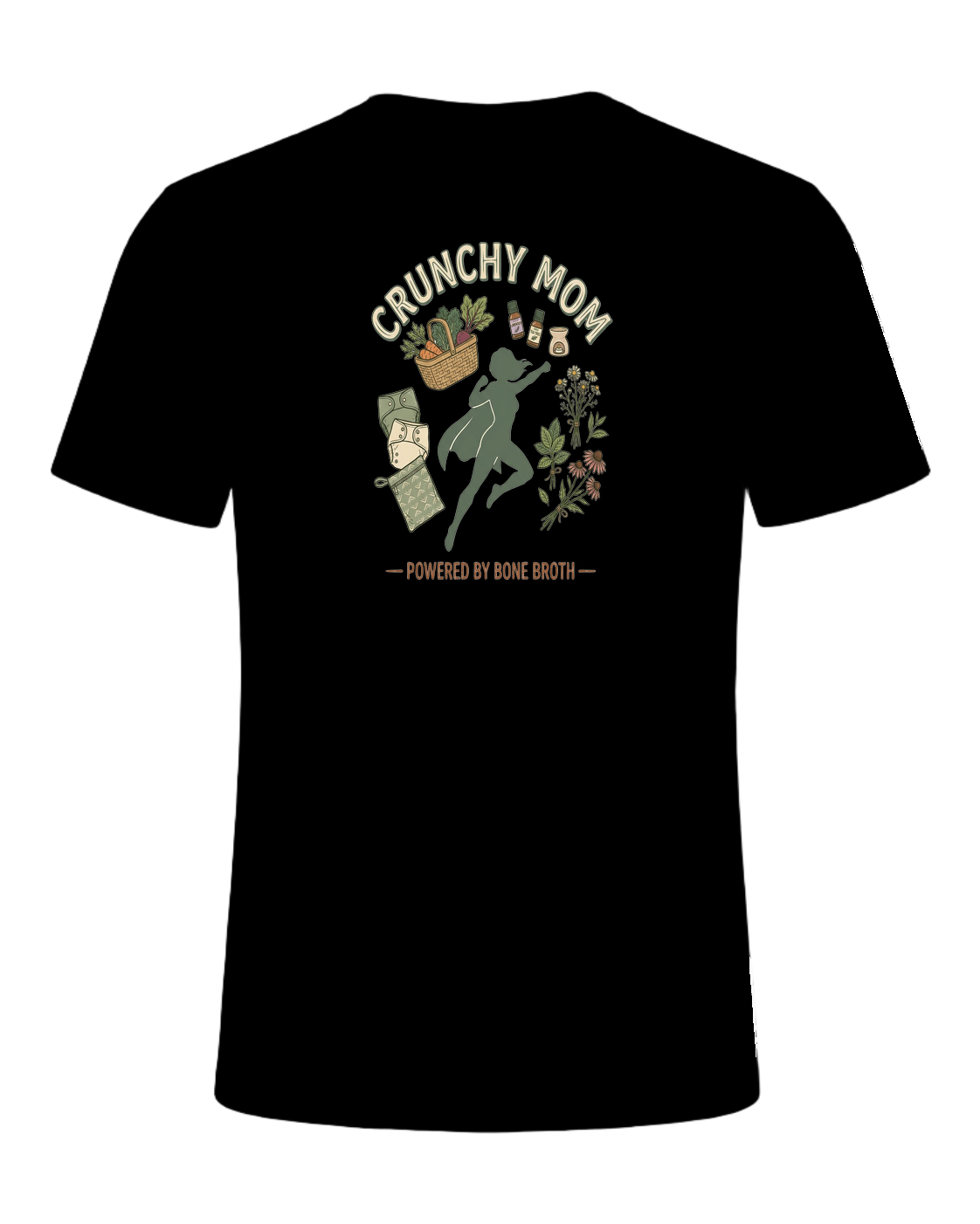 Crunchy Mom — Black