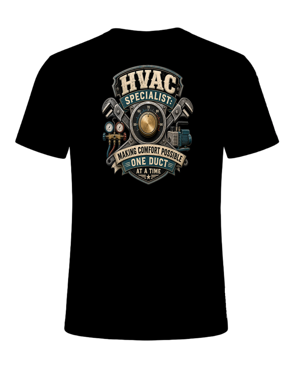 HVAC Technician — Black