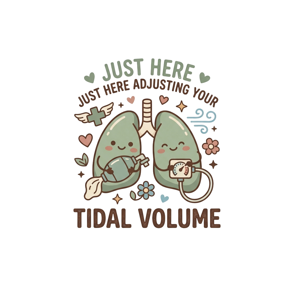 Just here adjusting your tidal volume