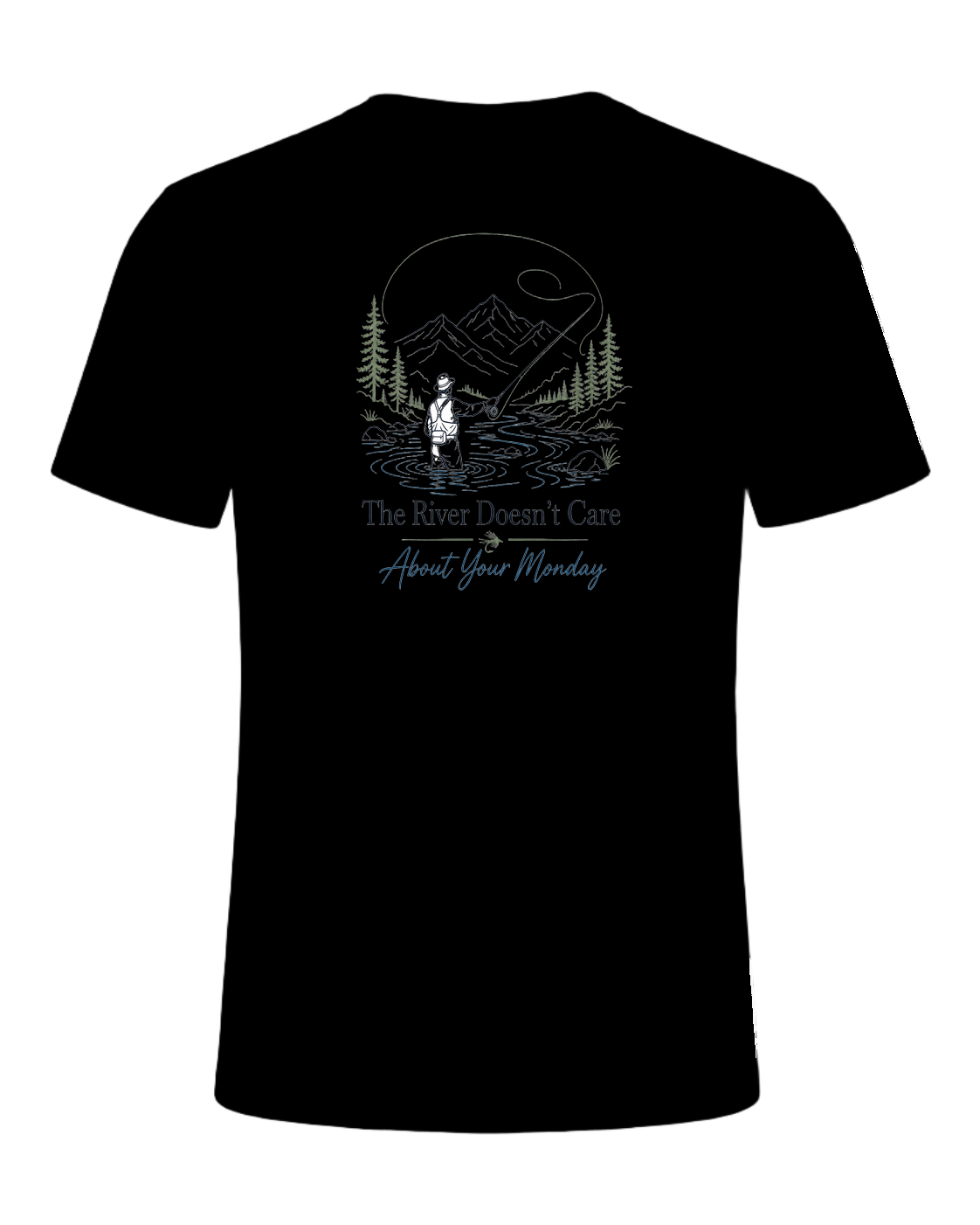 Fly Fishing — Black