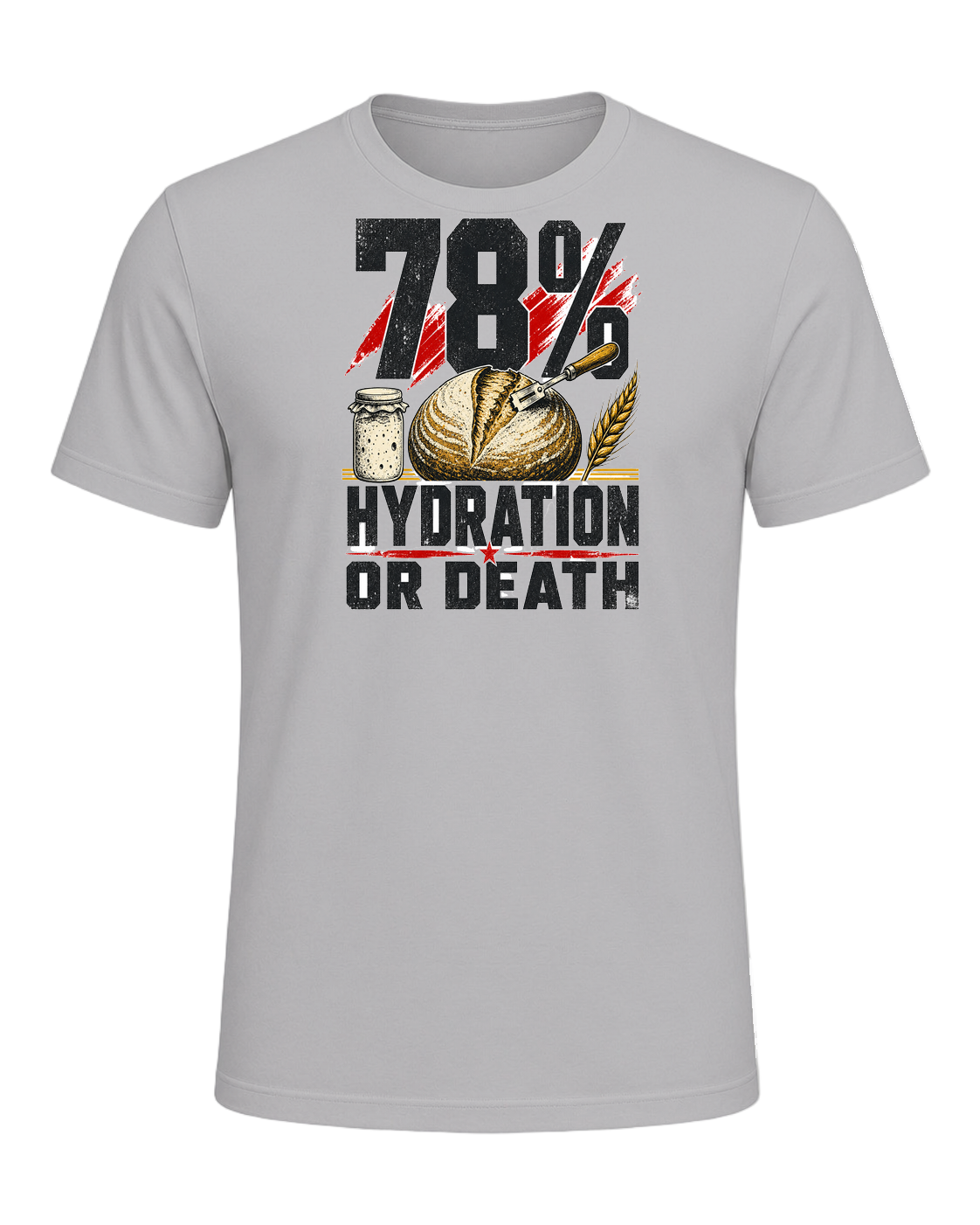 78% HYDRATION OR DEATH — Athletic Heather