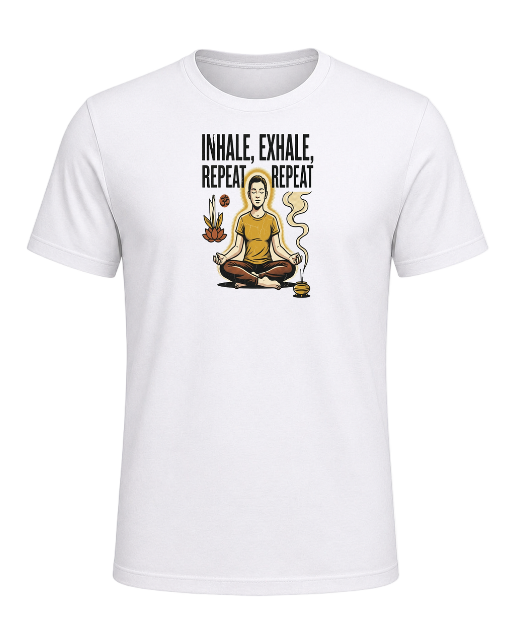 INHALE, EXHALE, REPEAT — White
