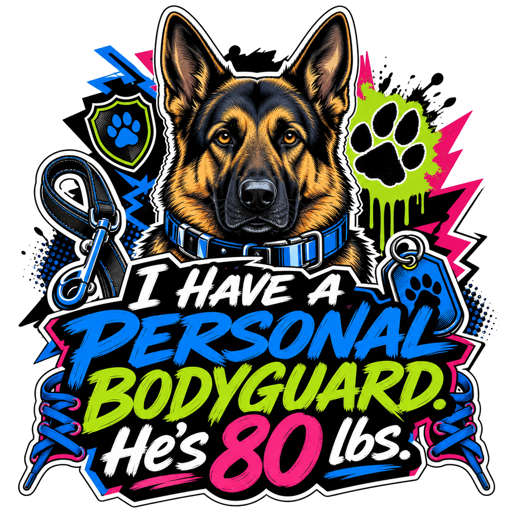 I Have a Personal Bodyguard. He's 80 lbs.
