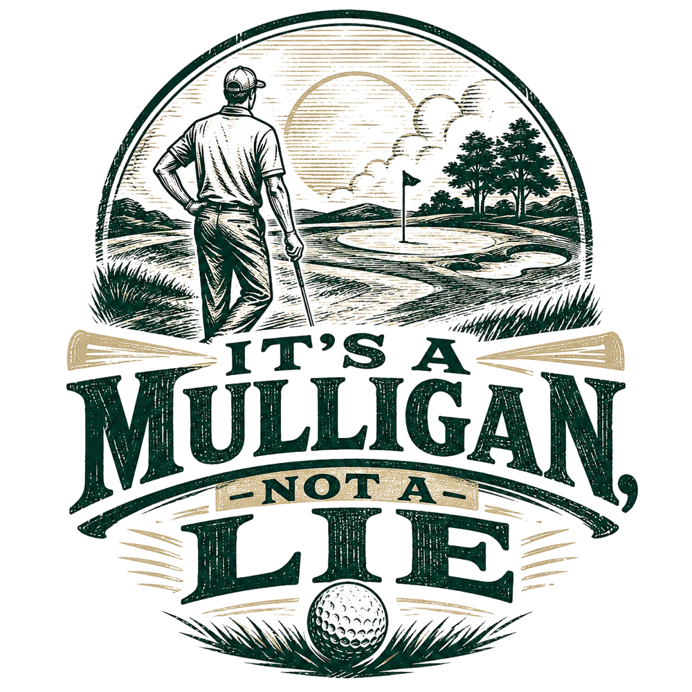 IT'S A MULLIGAN, NOT A LIE (Retro Badge)