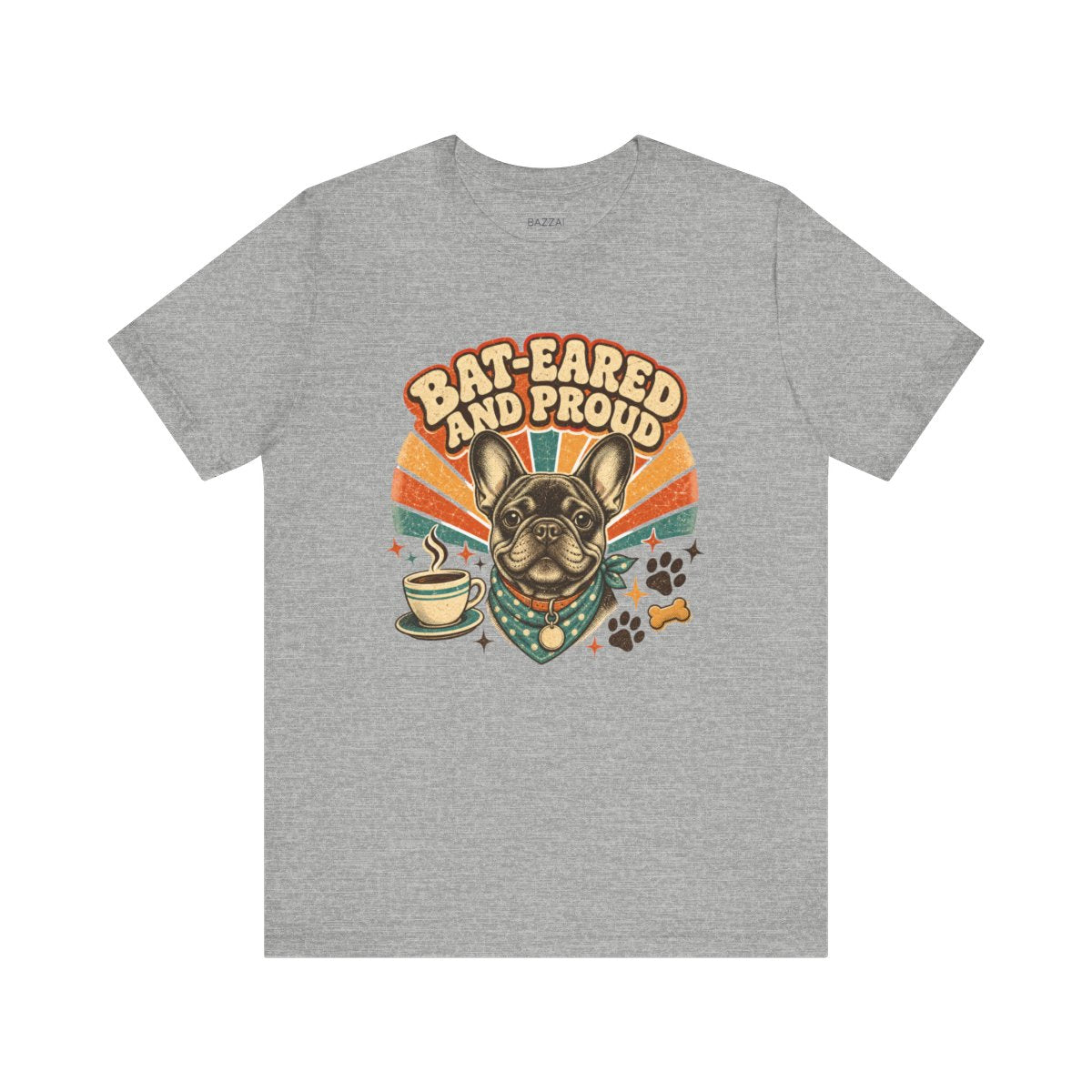 French Bulldog Mom T-Shirt — Bat-Eared and Proud — french bulldog t-shirt design