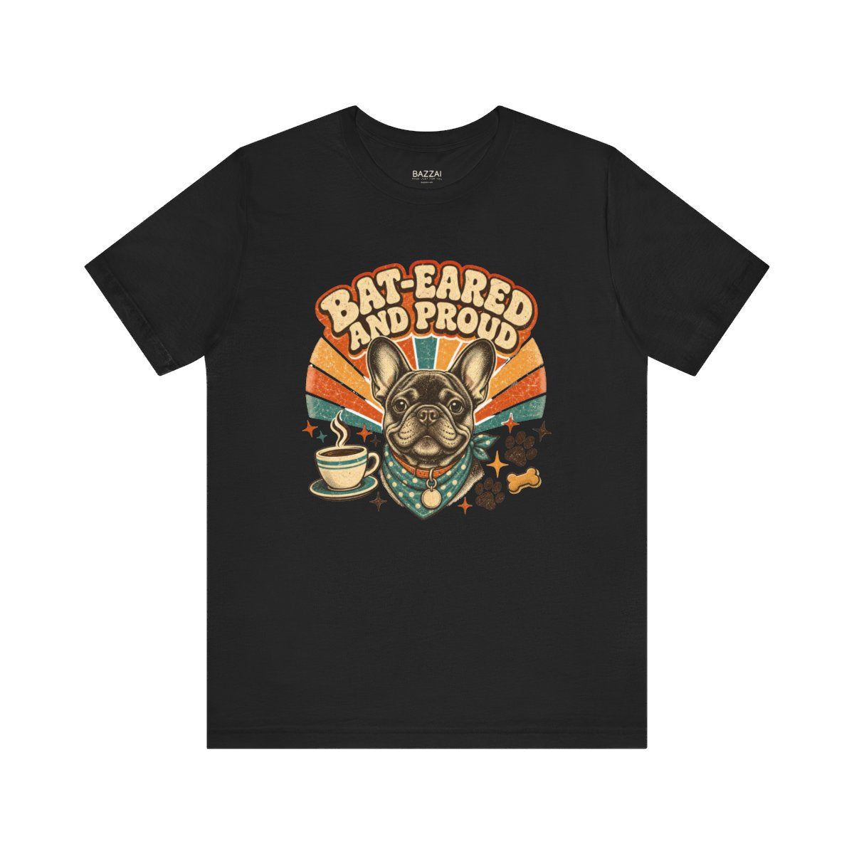 French Bulldog Mom T-Shirt — Bat-Eared and Proud — french bulldog t-shirt design