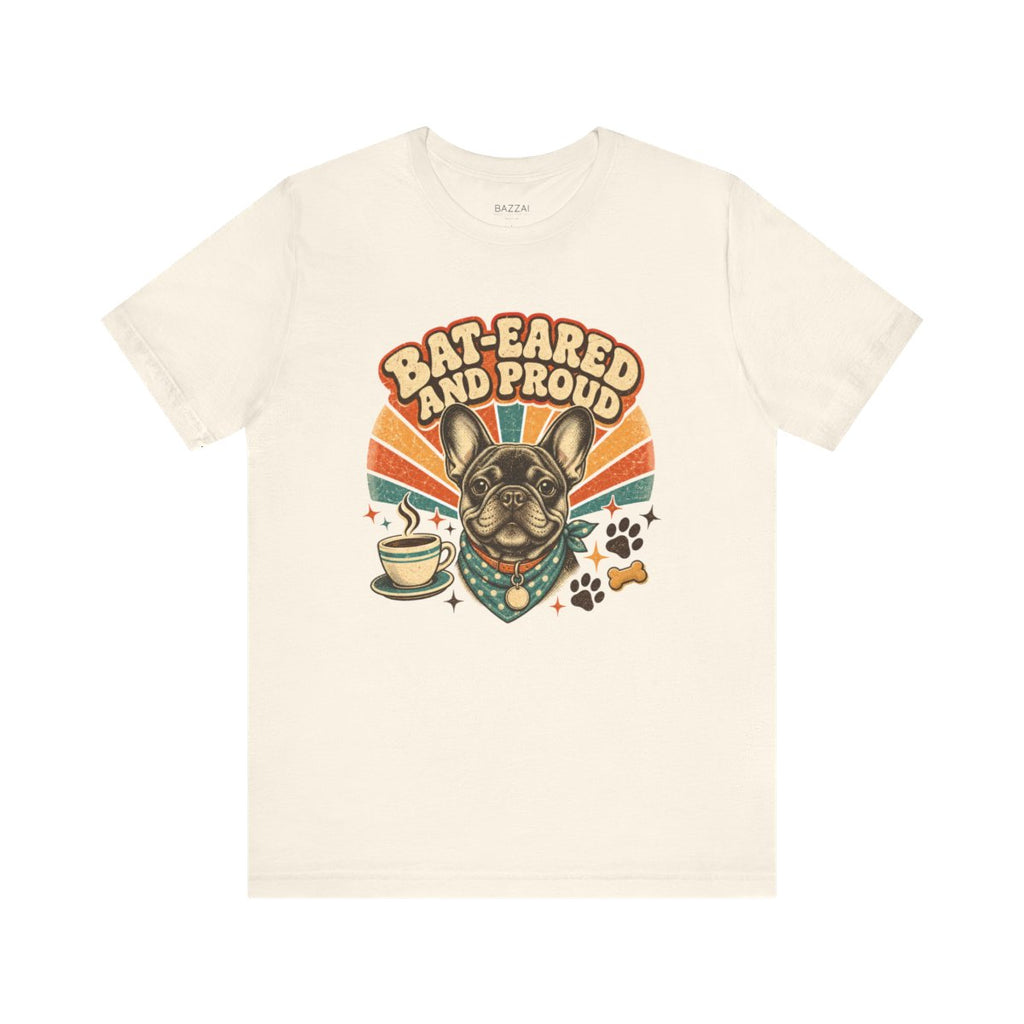 French Bulldog Mom T-Shirt — Bat-Eared and Proud — french bulldog t-shirt design