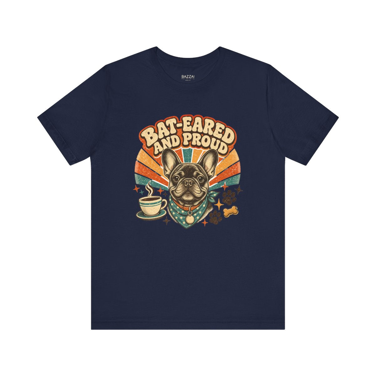 French Bulldog Mom T-Shirt — Bat-Eared and Proud — french bulldog t-shirt design
